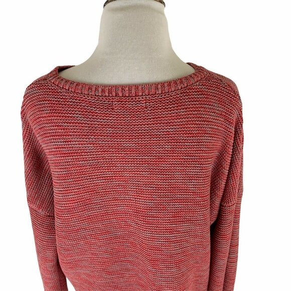 Urban Outfitters BDG Women's Size XS Knit Sweater Oversized Gray Pink - Picture 6 of 8